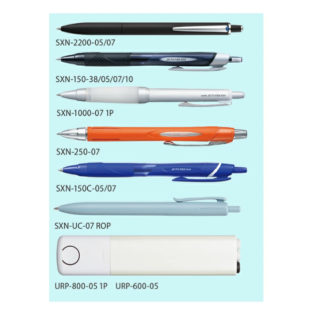 Uni Jetstream Lite Touch Ink Refill SXR-L-7 0.7mm - Black