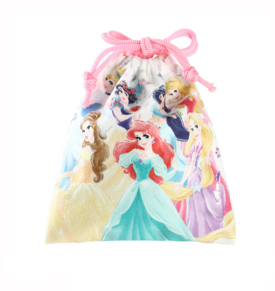 Daiso Disney Fluffy Drawstring Bag