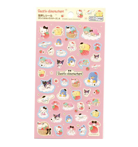 Sanrio Character Gold Accent Sticker