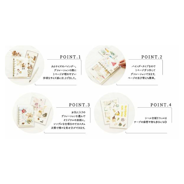 Mind Wave Bine for Decoration size A6 Clear Binder