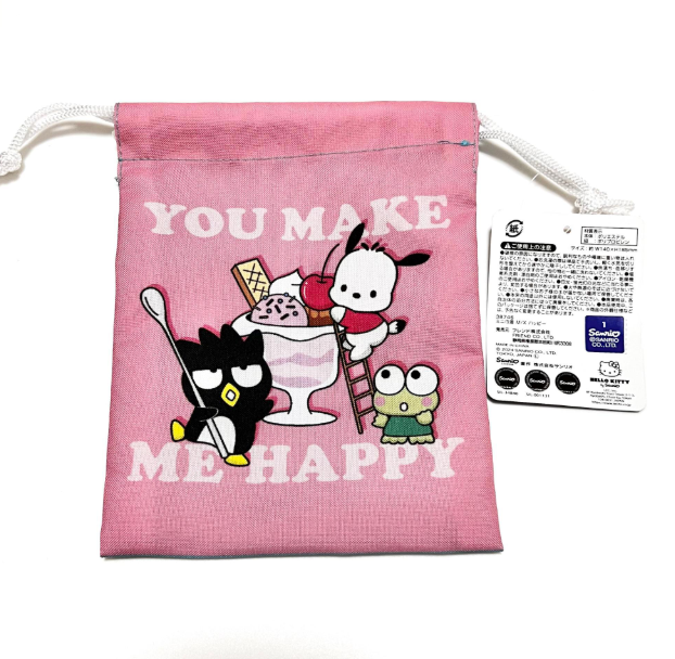 Sanrio Characters Pop Drawstring Bag Mini