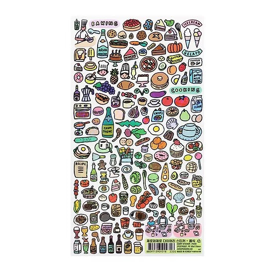 Zero Per Zero Diary Sticker