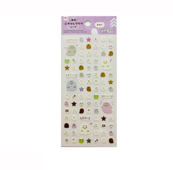 Daiso Everyday Happy Club Sticker