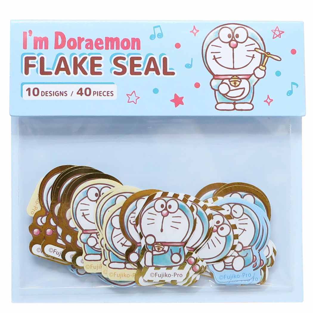Im Doraemon Flake Seal Stickers 40pieces