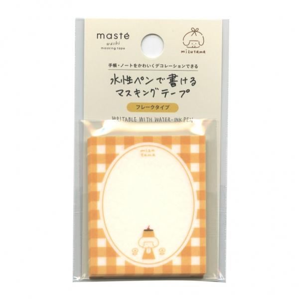 Mizutama x Maste Flake Masking Tape Writable With Water Ink Pen