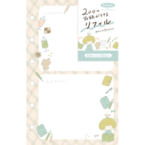 Mizutama Furukawa Paper Refill Mini 6 fufufu Planner Series