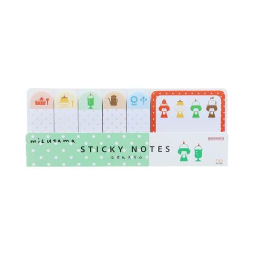 Mizutama x Sun Star Sticky Note Slim - Dessert
