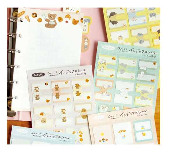 Mizutama Furukawa Paper Fufufu Index Stickers