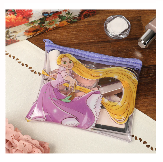 Daiso Disney Princess Flat Pouch Necessaire