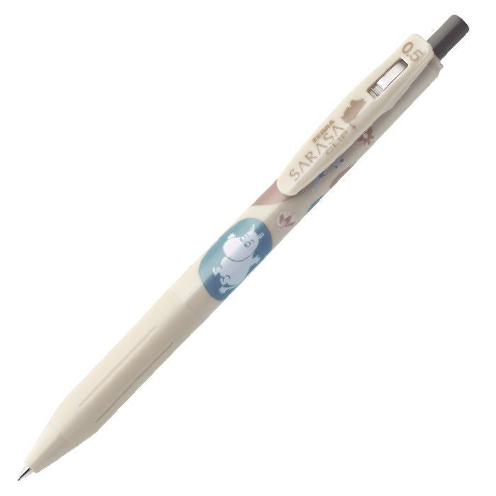 Sarasa Moomin Zebra Clip 0.5mm Black Set of 4