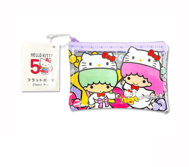 Sanrio Flat Pouch Zipper Bag Size S