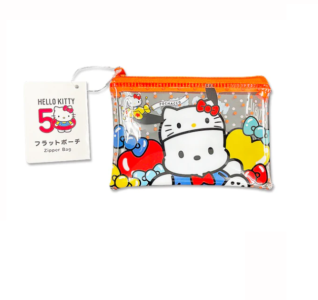 Sanrio Flat Pouch Zipper Bag Size S