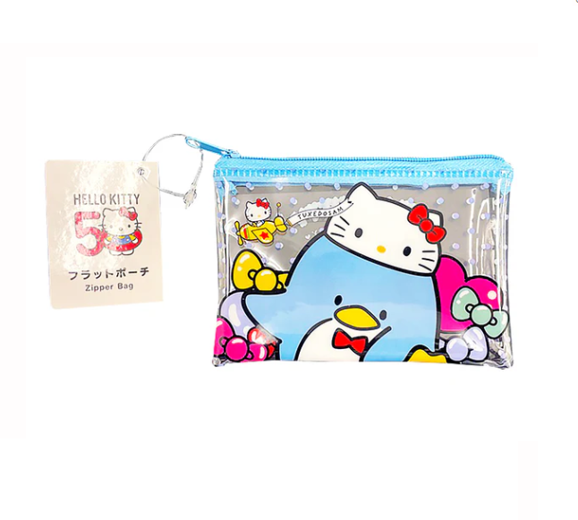 Sanrio Flat Pouch Zipper Bag Size S