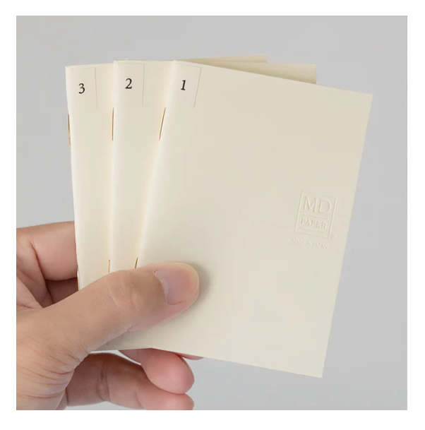 Midori MD Notebook Light A7 Size Set of 3 - Grid