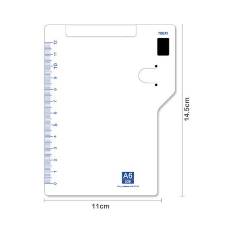 WANT Multifunctional Paper Pad Pen Holder and Book Mark A6/50k