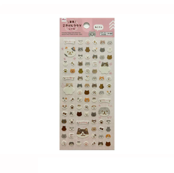 Daiso Everyday Happy Club Sticker