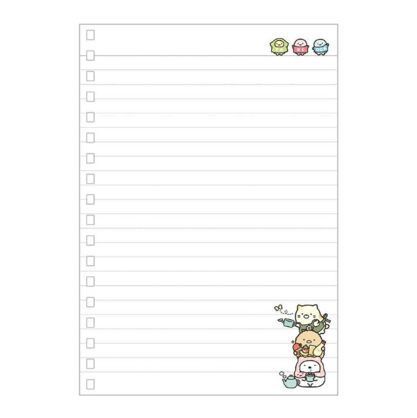 San X Sumikko Gurashi Notebook Favorite Light Brown