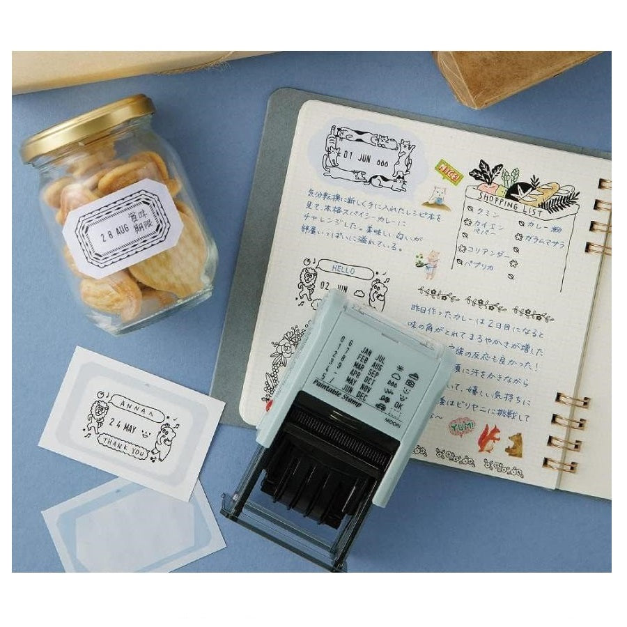 Midori Sticker Book For Paintable Rotating Stamp