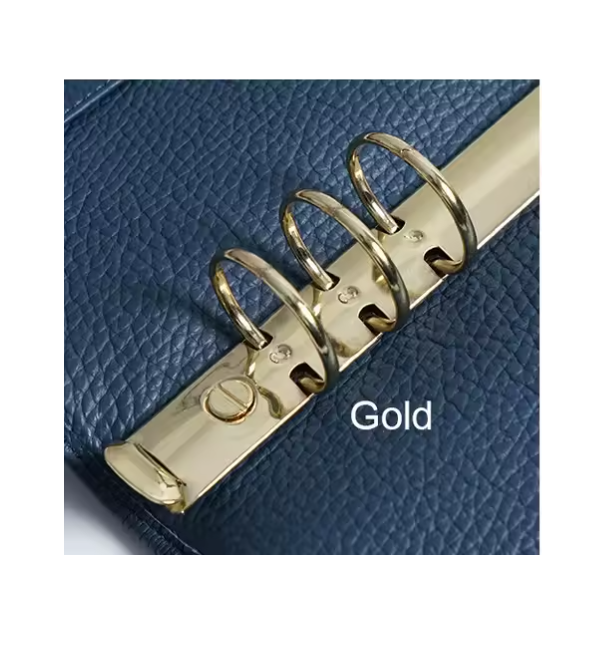 Spiral Rings Binder Personal Size 30mm Gold