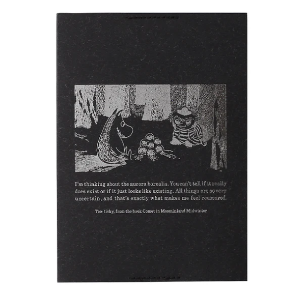 STALOGY Moomin A6 Notebook Cover Black Set