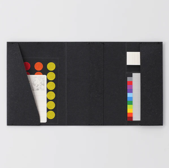 STALOGY Moomin A6 Notebook Cover Black Set