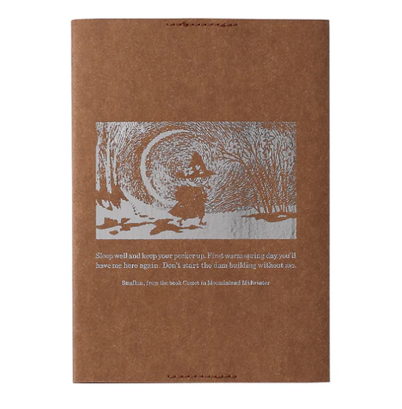 STALOGY Moomin A6 Notebook Cover Camel Set