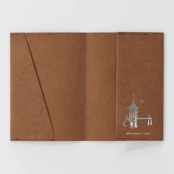 STALOGY Moomin A6 Notebook Cover Camel Set