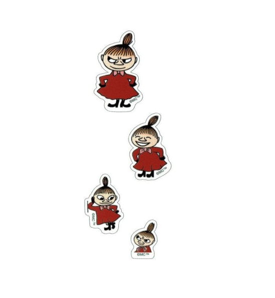 Kamio Japan Moomin 4 Size Sticker Cute Model