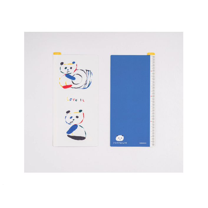 Hobonichi 2024 Jin Kitamura Pencil Board Love it (Panda) Plastic Sheet