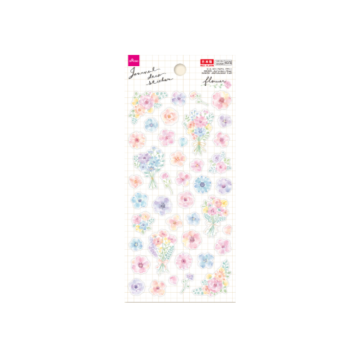 Daiso Journal Deco Sticker Girls Design