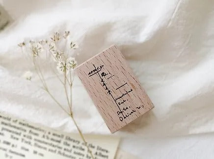 Banfan Rubber Stamp Vertical Strikeout