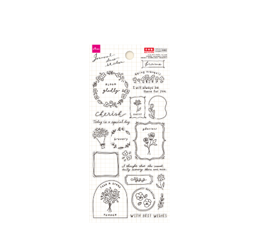 Daiso Journal Deco Sticker Girls Design
