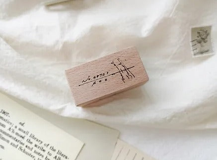 Banfan Rubber Stamp Vertical Strikeout