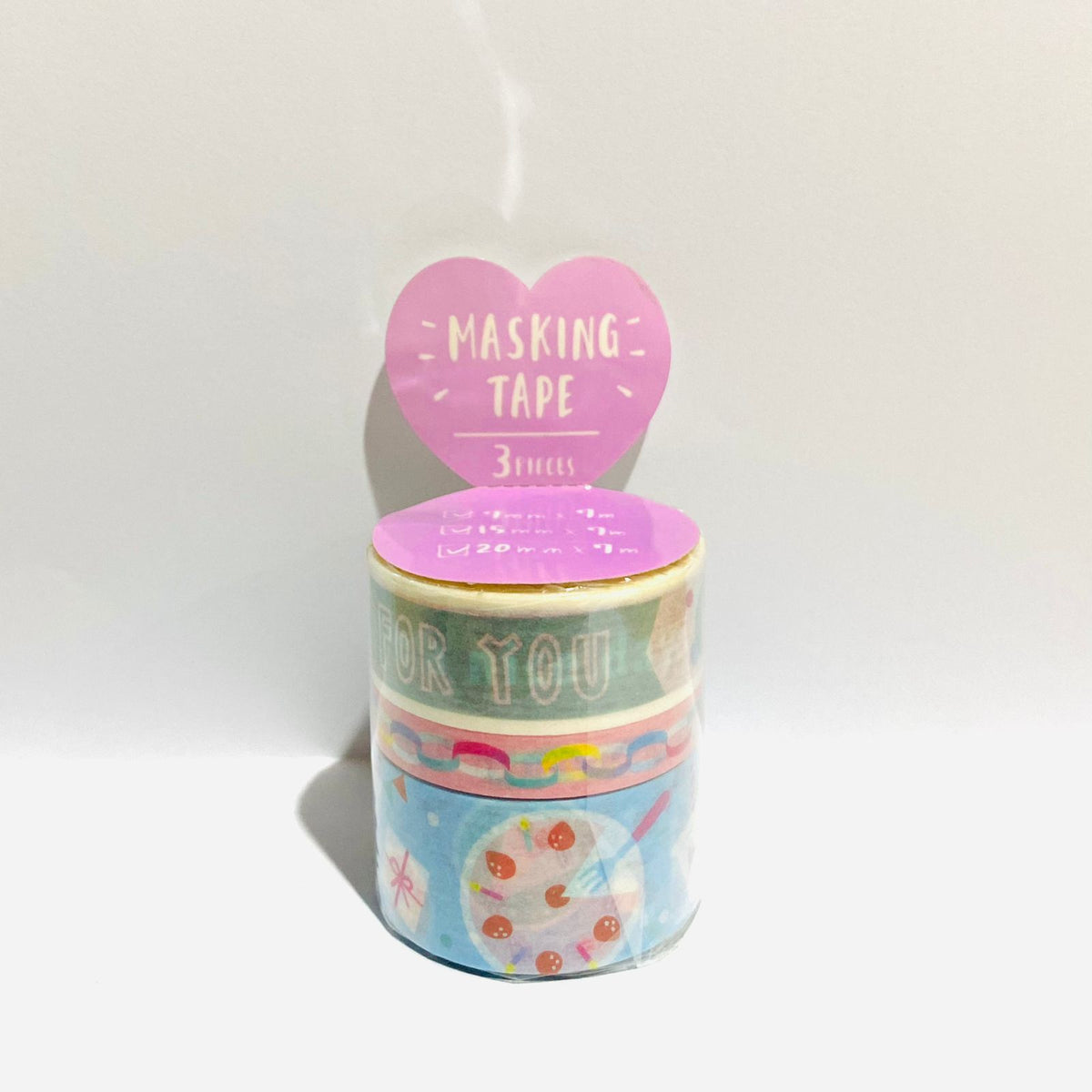 Mind Wave Masking Tape Motif 3 Pieces