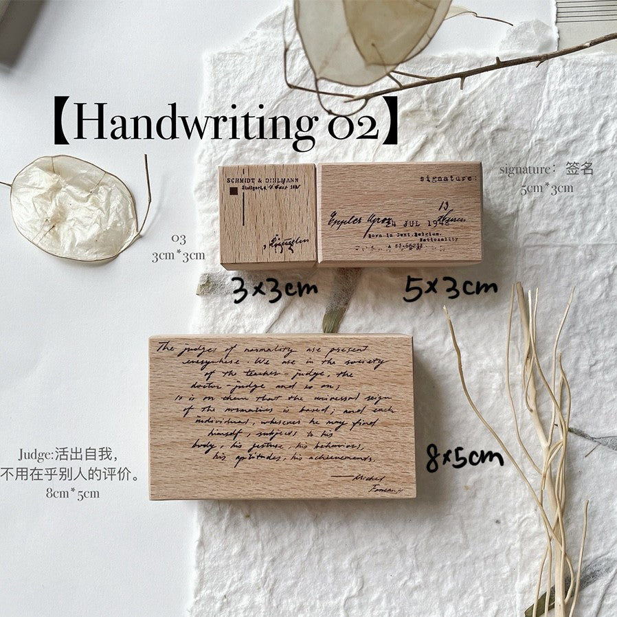 Christian Handwriting 02 vol.03 Rubber Stamp