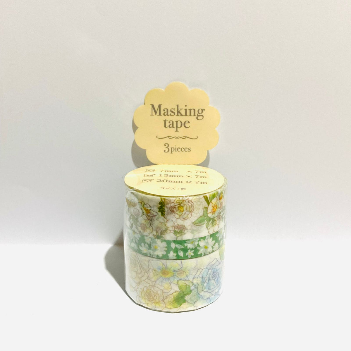 Mind Wave Masking Tape Motif 3 Pieces