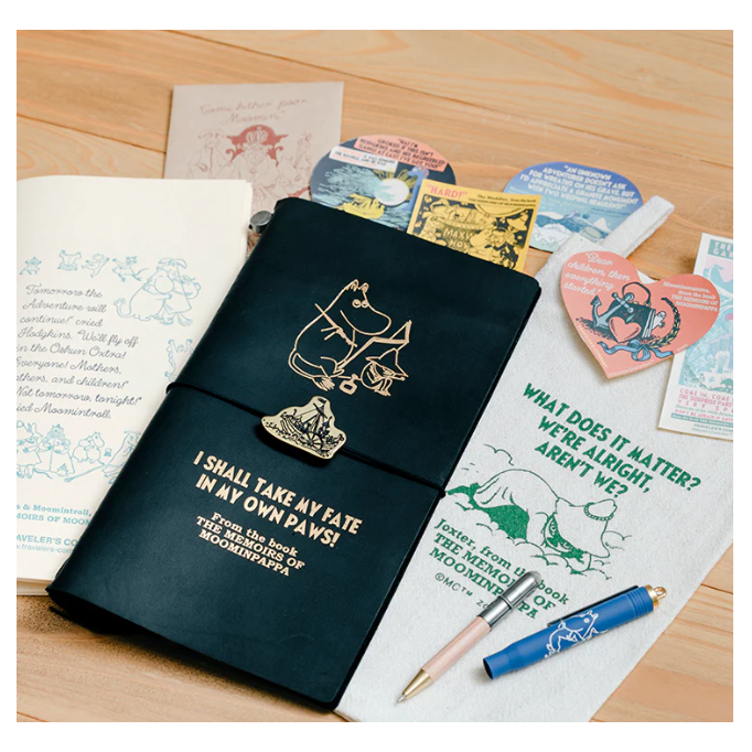 Travelers Notebook Set The Memories of Moominpappa Limited Edition Regular Size
