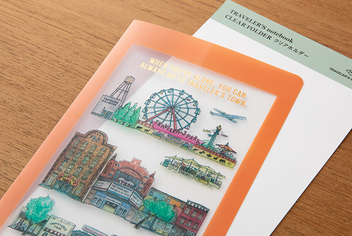 Travelers Notebook Clear Folder 2024 Regular Size