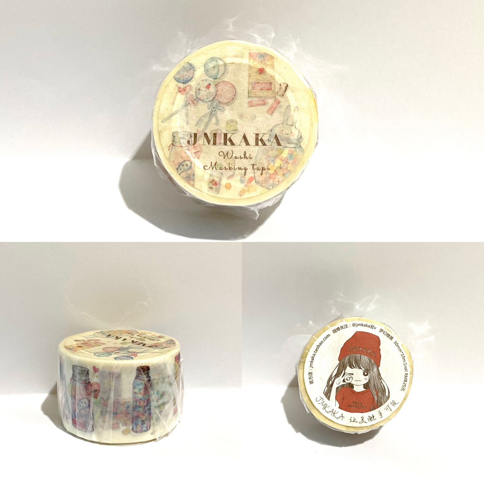 JMKAKA Washi Masking Tape Roll 10m