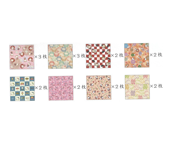 Sanrio Characters Chiyogami Origami