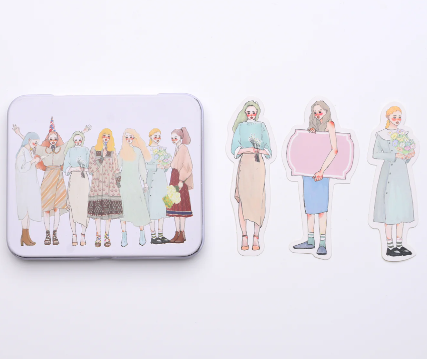 La Dolce Vita Tin Box Sticker Set 30 - Dearest