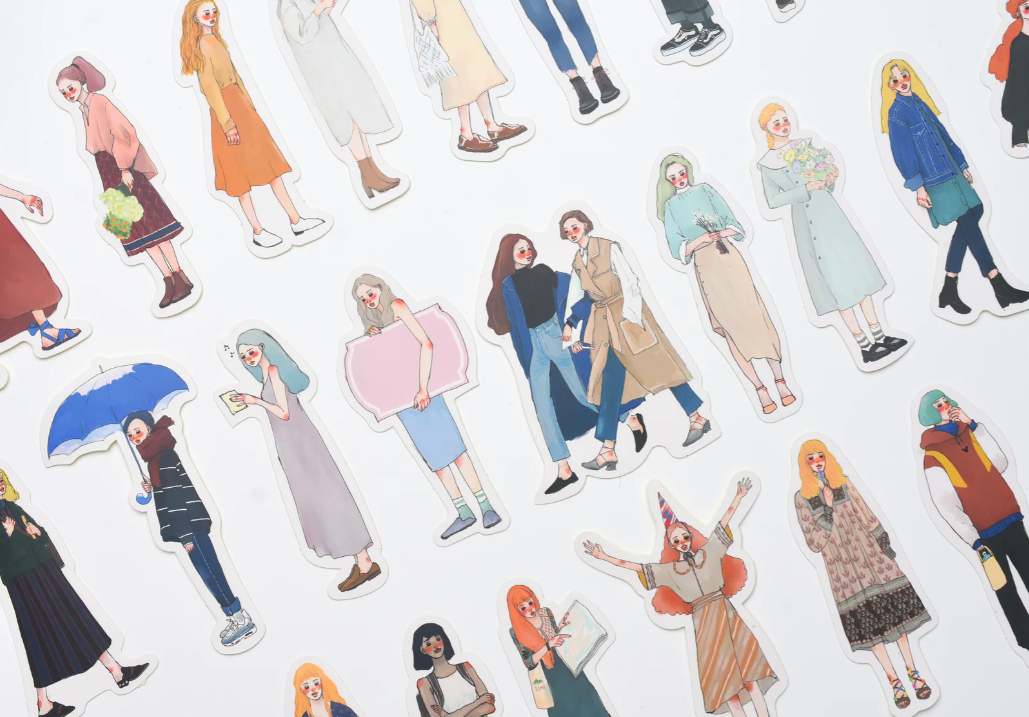 La Dolce Vita Tin Box Sticker Set 30 - Dearest