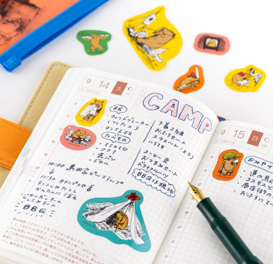 Hobonichi 2025 Paddington Reward Sticker Set