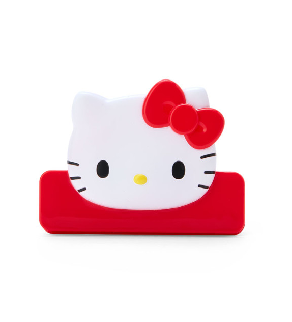 Japan Sanrio Face Clip Hello Kitty Red