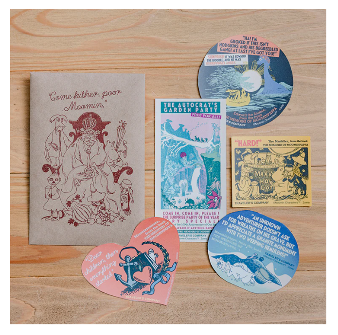 Travelers Notebook Set The Memories of Moominpappa Limited Edition Regular Size