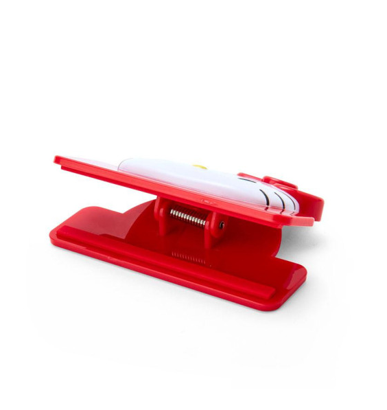 Japan Sanrio Face Clip Hello Kitty Red