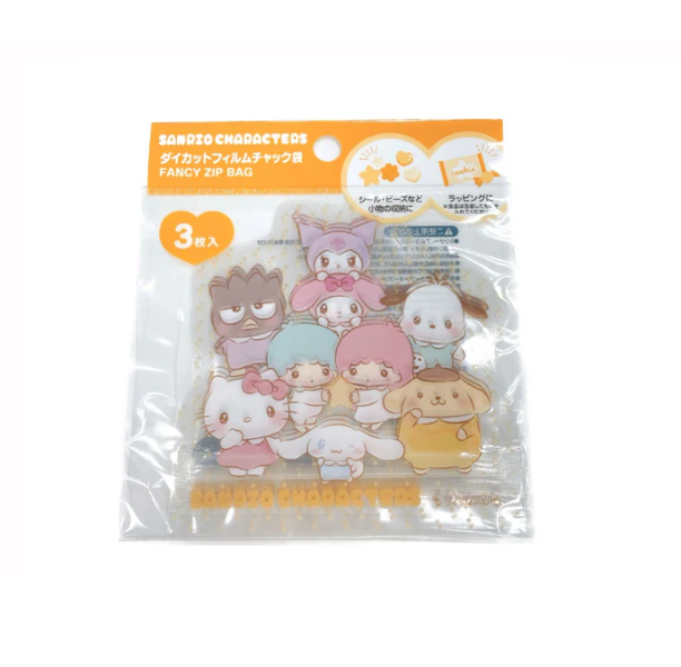 Sanrio Characters Fancy Zip Lock Bag
