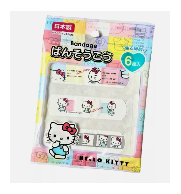Sanrio Hello Kitty Bandage 6 Pieces