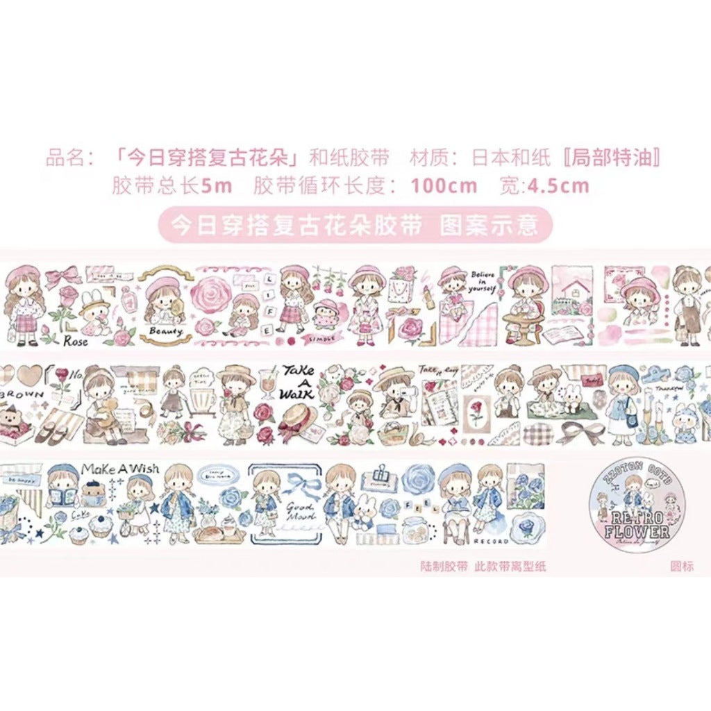 Molinta Washi Masking Tape Roll