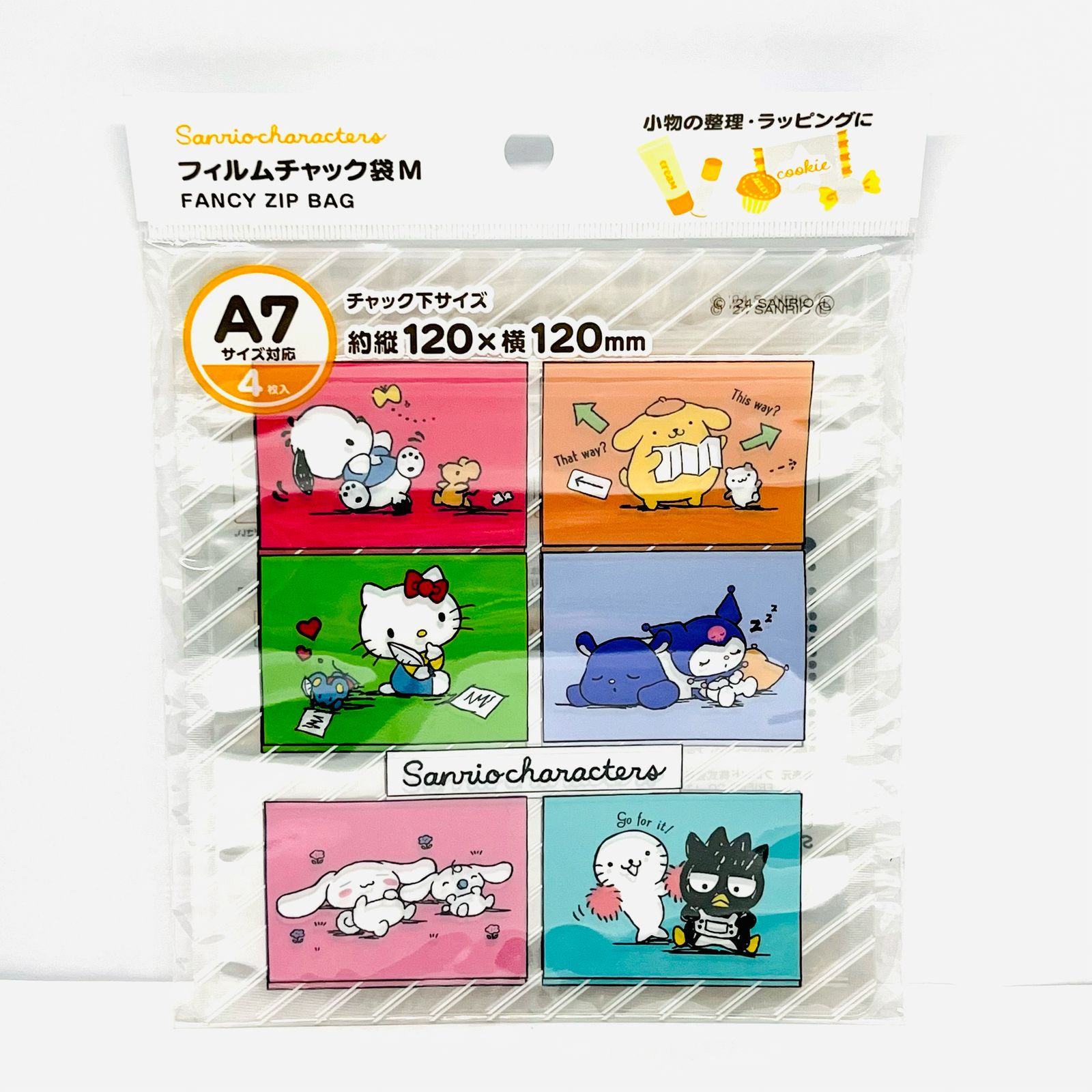 Sanrio Characters Fancy Zip Lock Bag Multifunctional